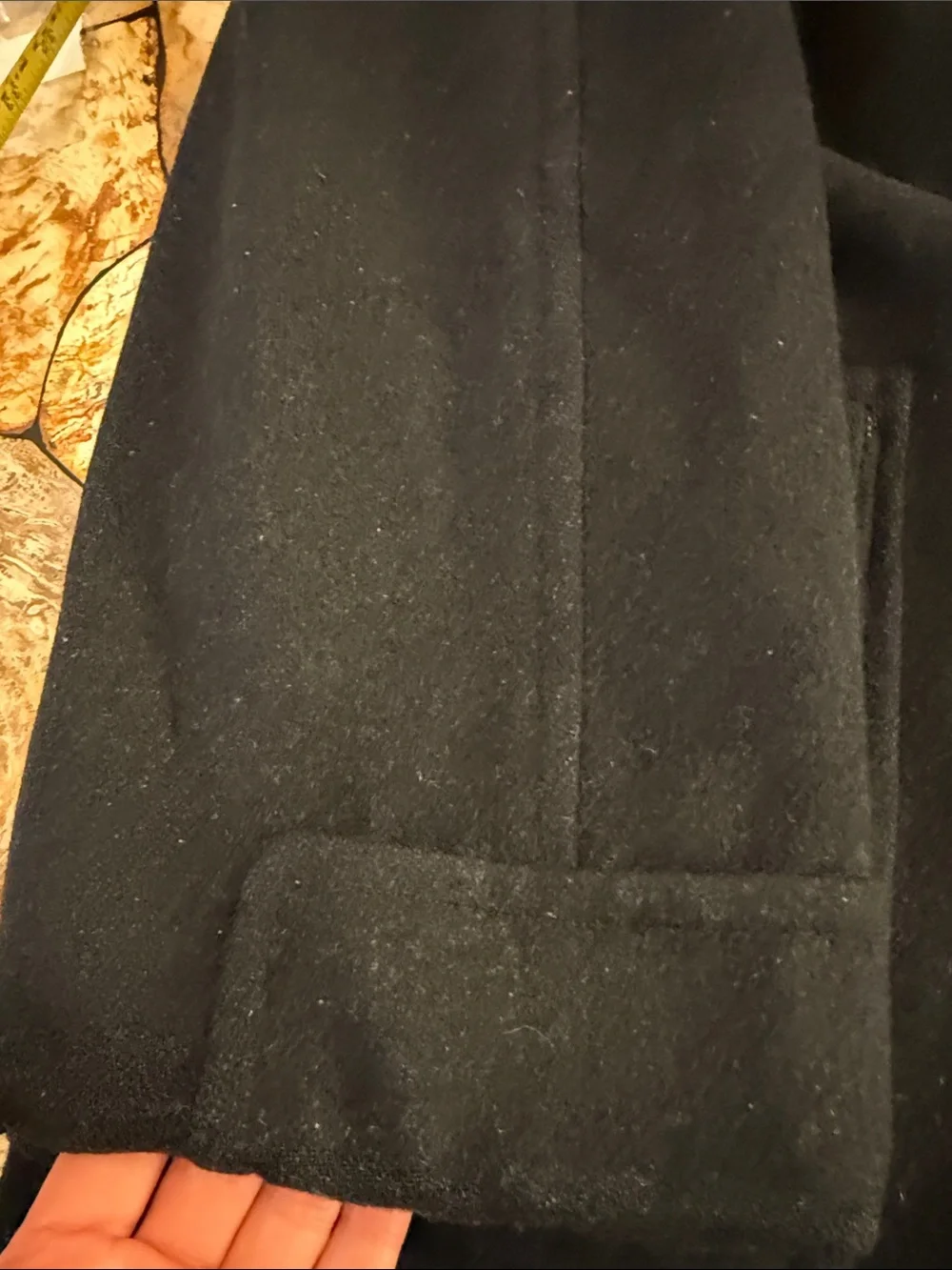 Holt Renfrew 100% Cashmere Vintage Black Overcoat Vienna Austria Men’s XL